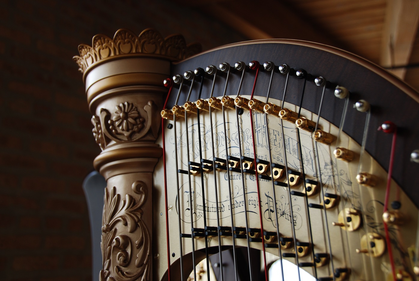 Le mécanisme de la grande harpe