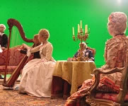 Tournage, consultante harpiste